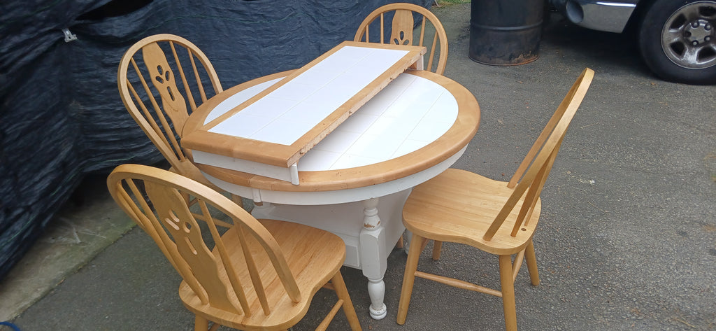 Dining table and chairs