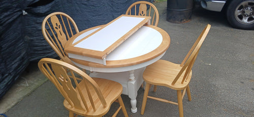Dining table and chairs