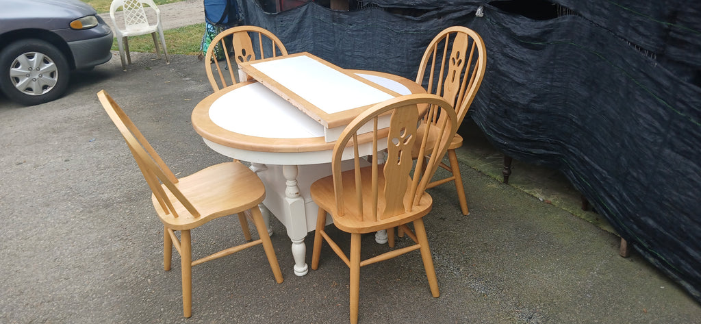 Dining table and chairs