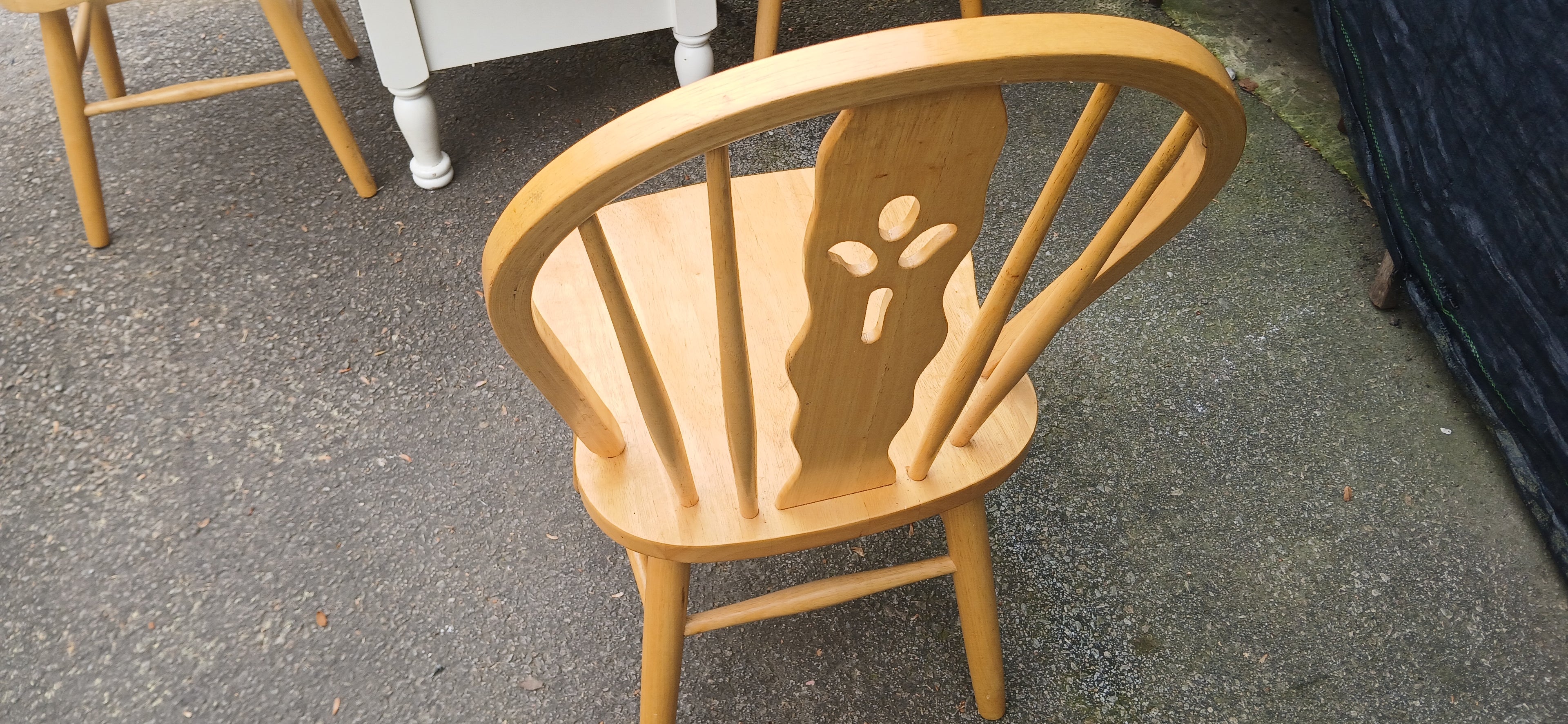 Dining table and chairs