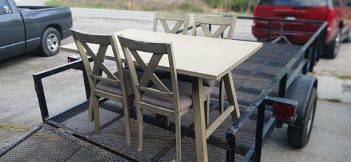 Dining table and 4 chairs