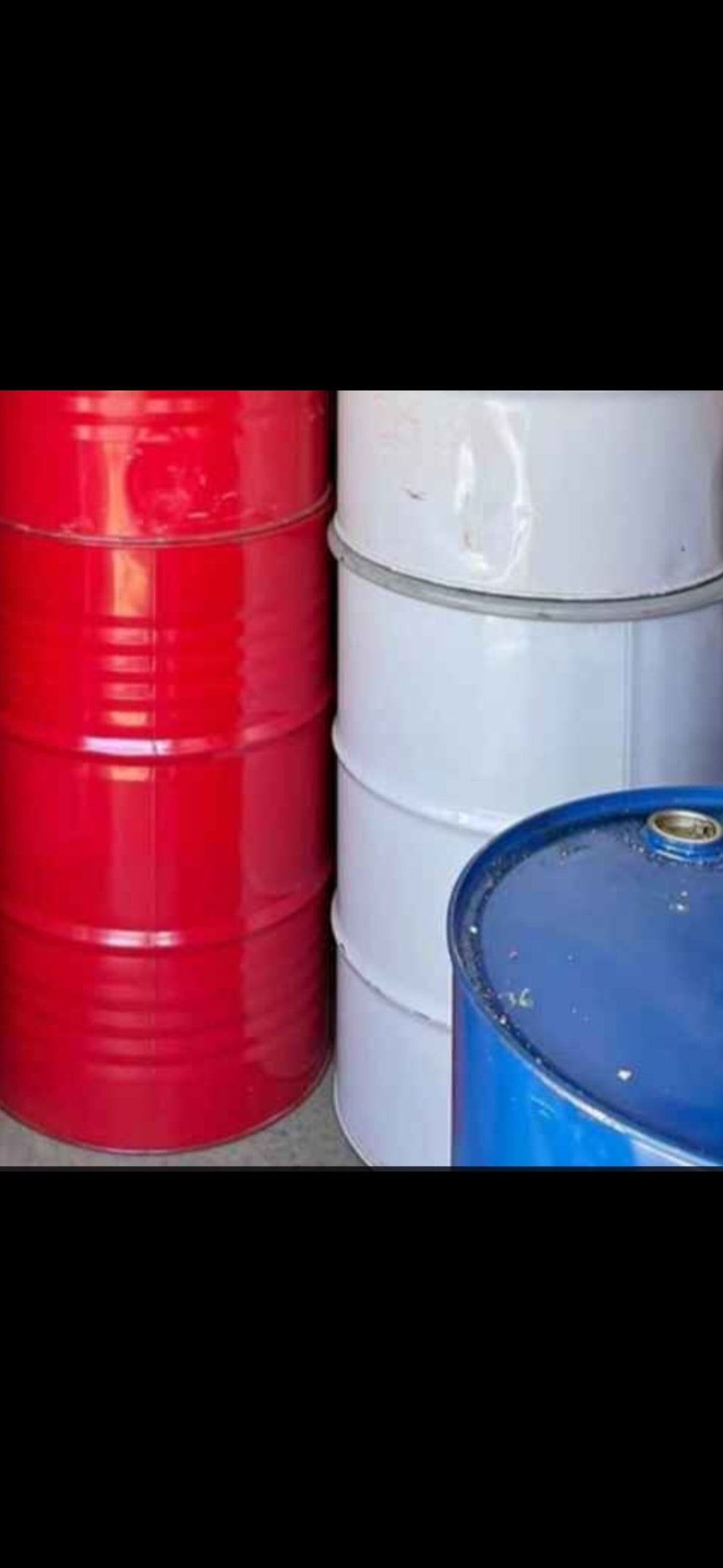 55 gallon steel drums (burn barrells)